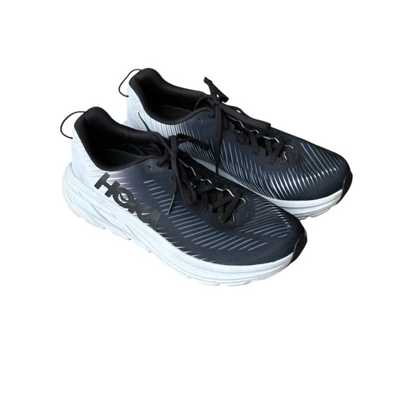 Hoka One One Womens Rincon 3 Black White Running Shoes Sneakers Size 8 - Picture 5 of 9